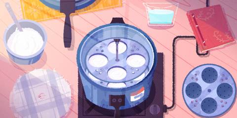 cooking with cookbook