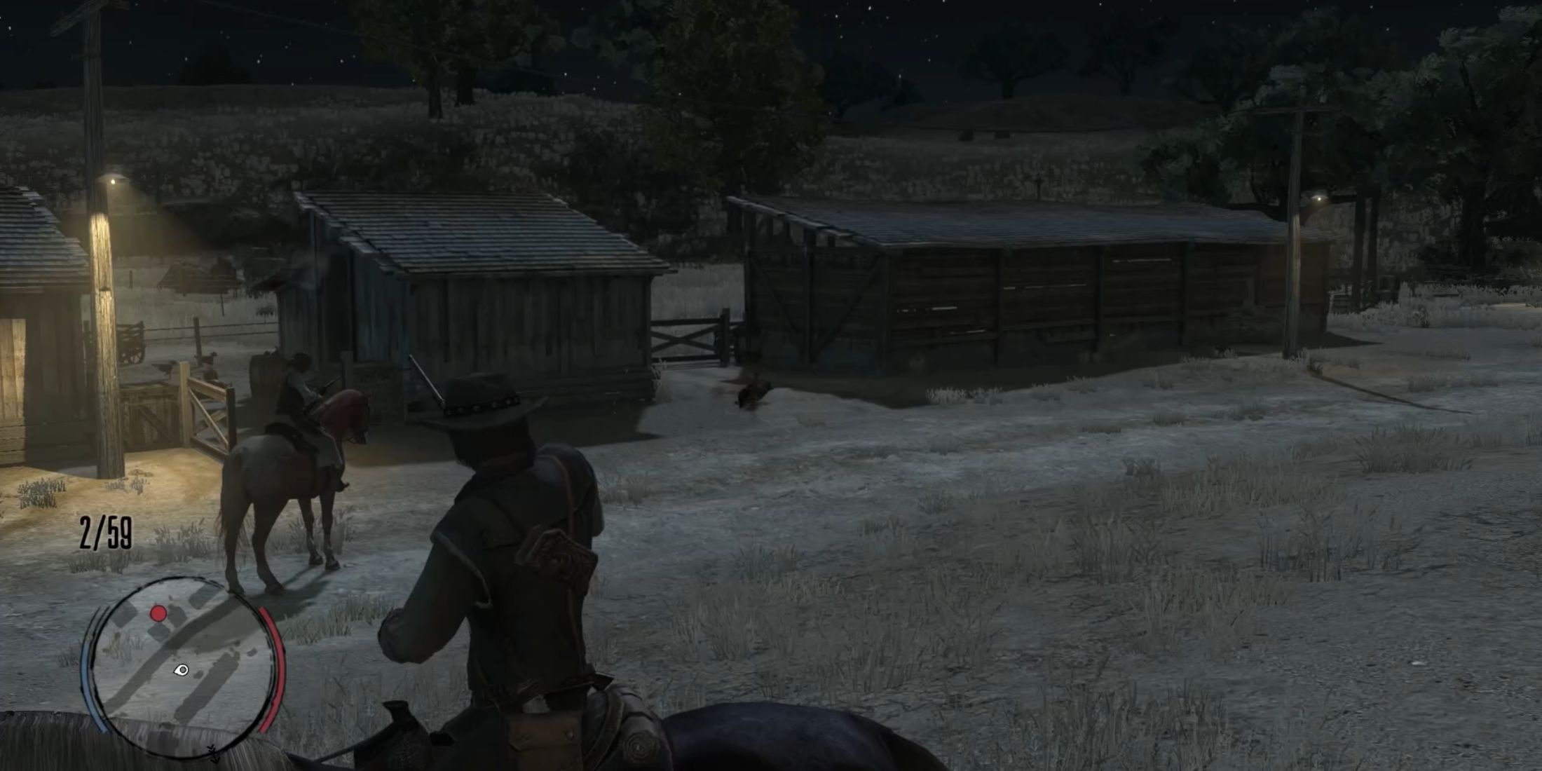 Riding the War Horse In Red Dead Redemption - Shooting coyotes in New Friends, Old Problems mission