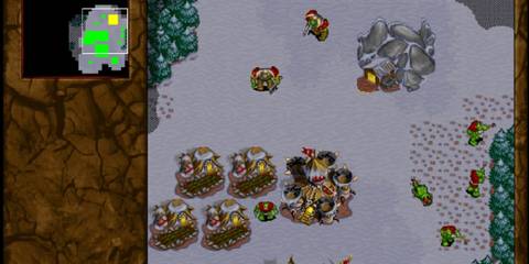 warcraft 2 horde base building