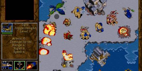 warcraft 2 horde skirmish dragon ogre juggernaut