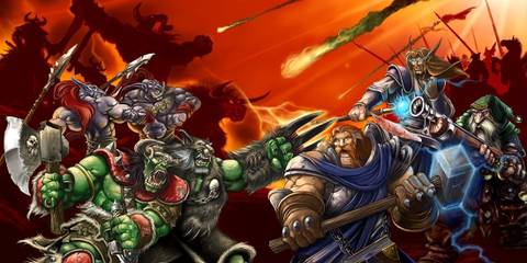warcraft 3 horde vs alliance wallpaper