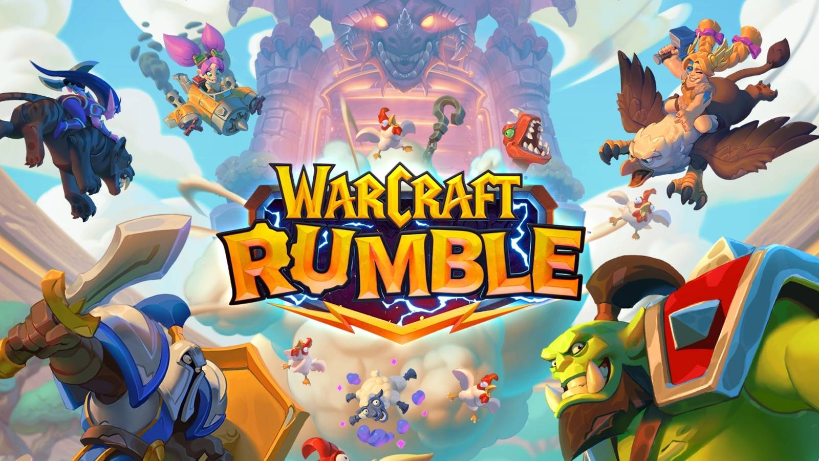 Warcraft Rumble Main Title Art