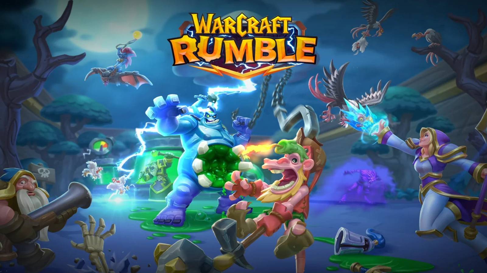 Warcraft Rumble Night Art