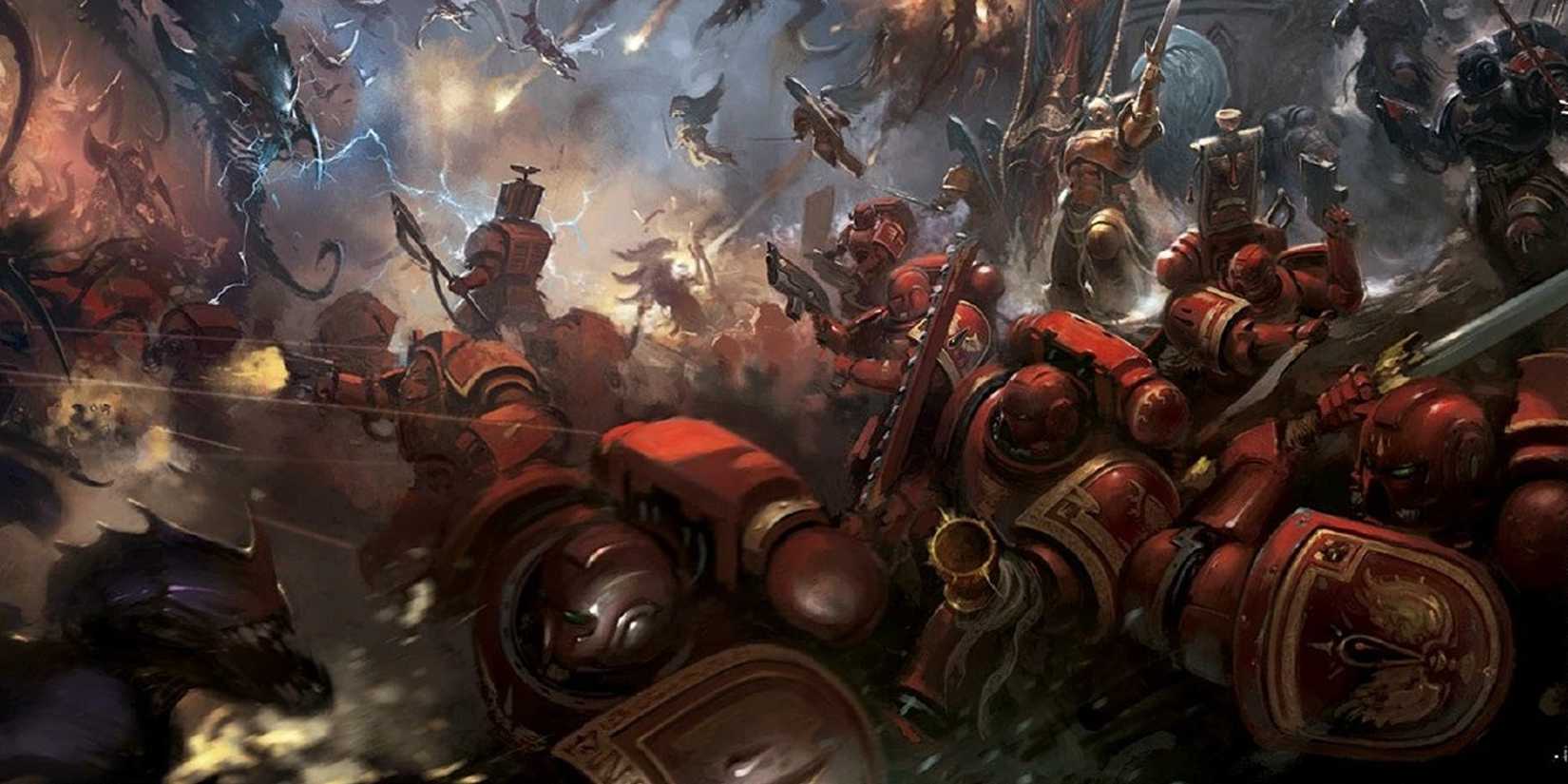 Warhammer 40k Blood Angels Fighting Tyranids (1) Cropped (3)