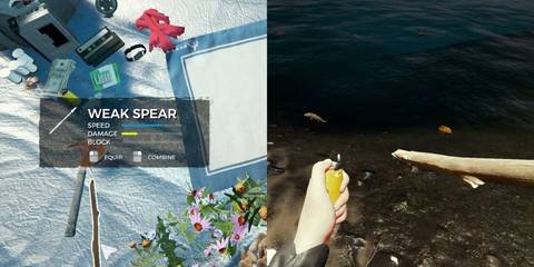 weak spear use  the forest