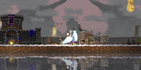 Kingdom Two Crowns Bakery hermit on griffin.