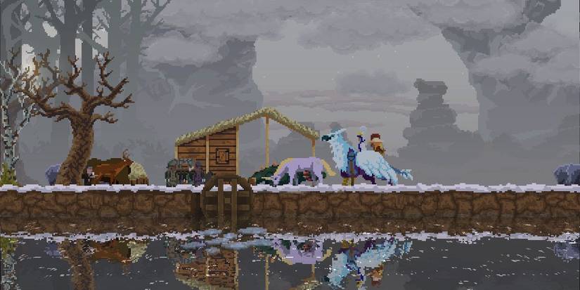 Kingdom Two Crowns Stable Hermit on Griffin