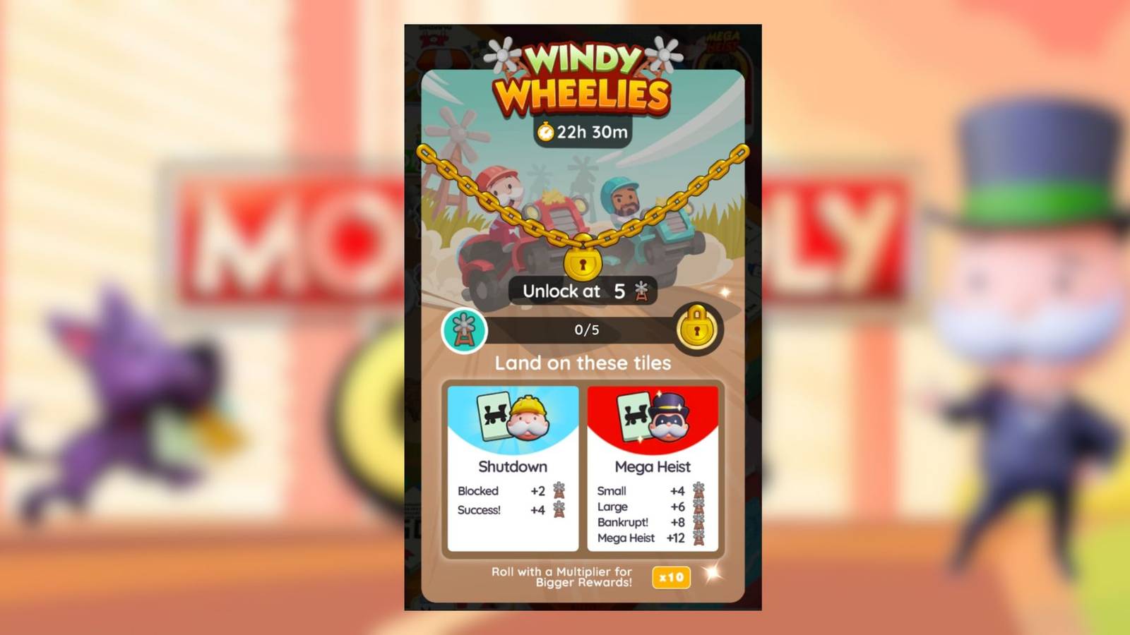 windy wheelies monopoly go