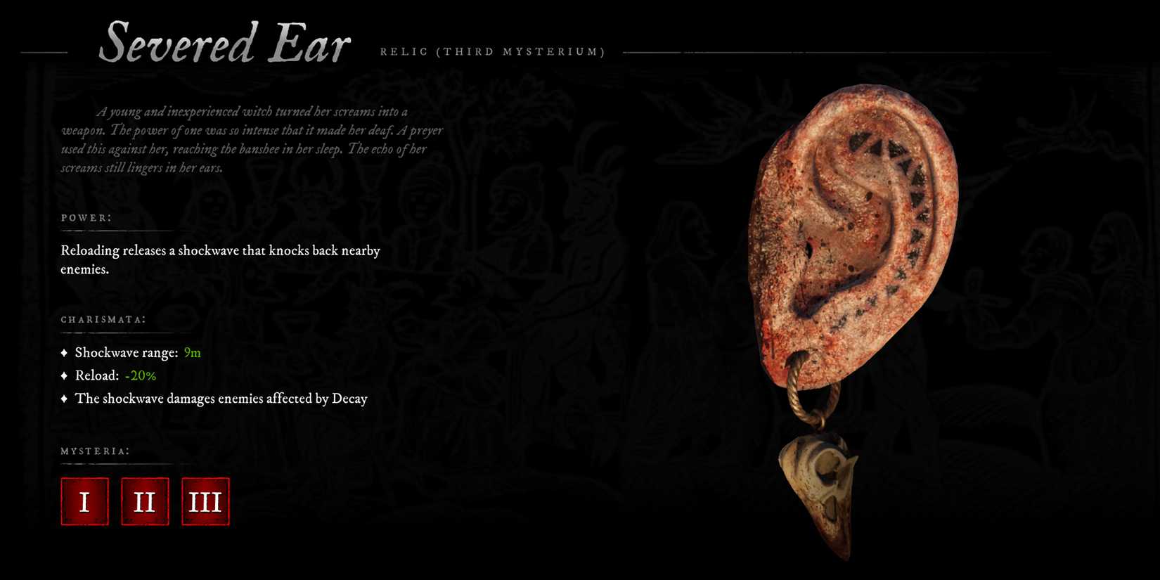 Witchfire - Severed Ear Relic