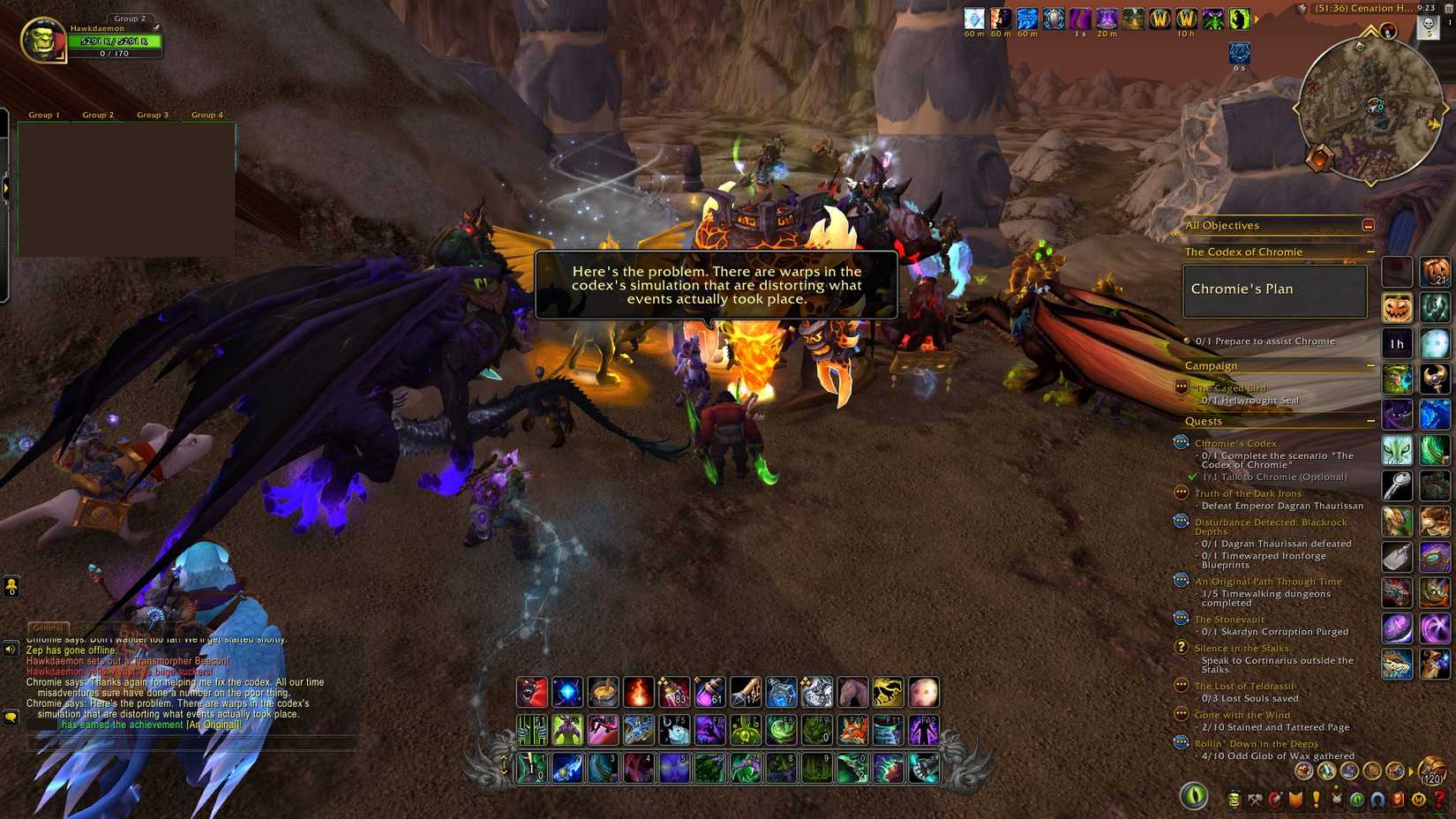 world of warcraft 20 anniversary event codex of chromie walkthrough 1