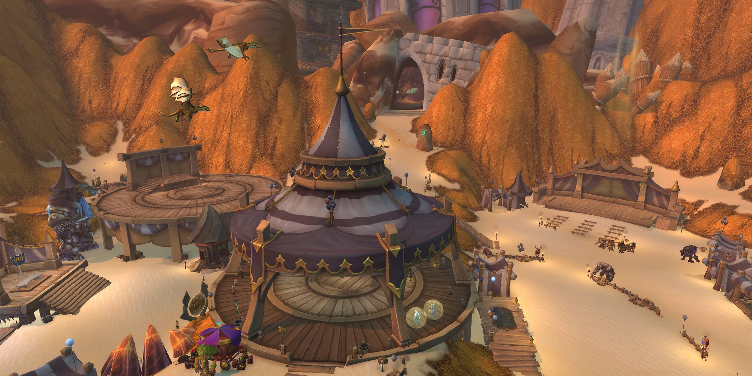 world of warcraft 20th anniversary event venue tanaris tent