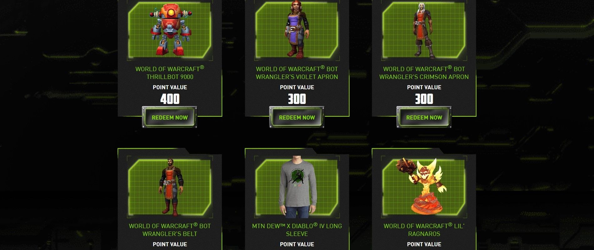 an image of some mountain dew rewards for wow