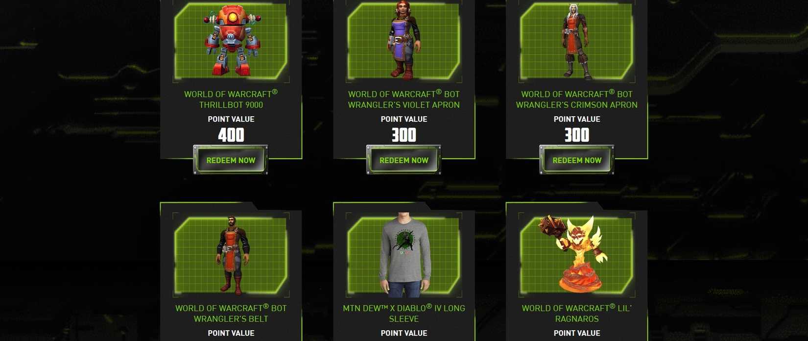 an image of some mountain dew rewards for wow