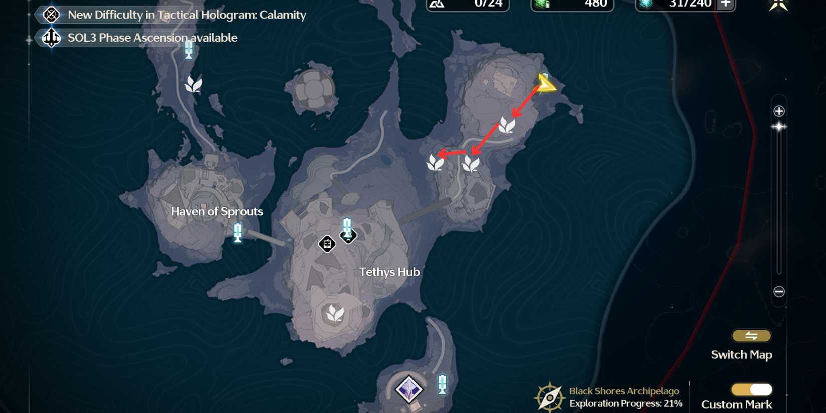 Wuthering Waves- Black Shores Archipelago Tethys Hub