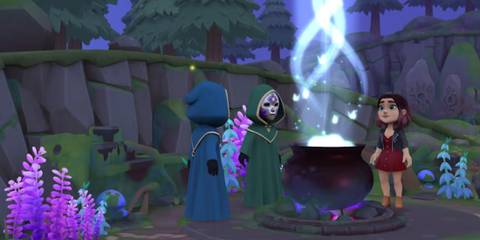  magic cult around cauldron