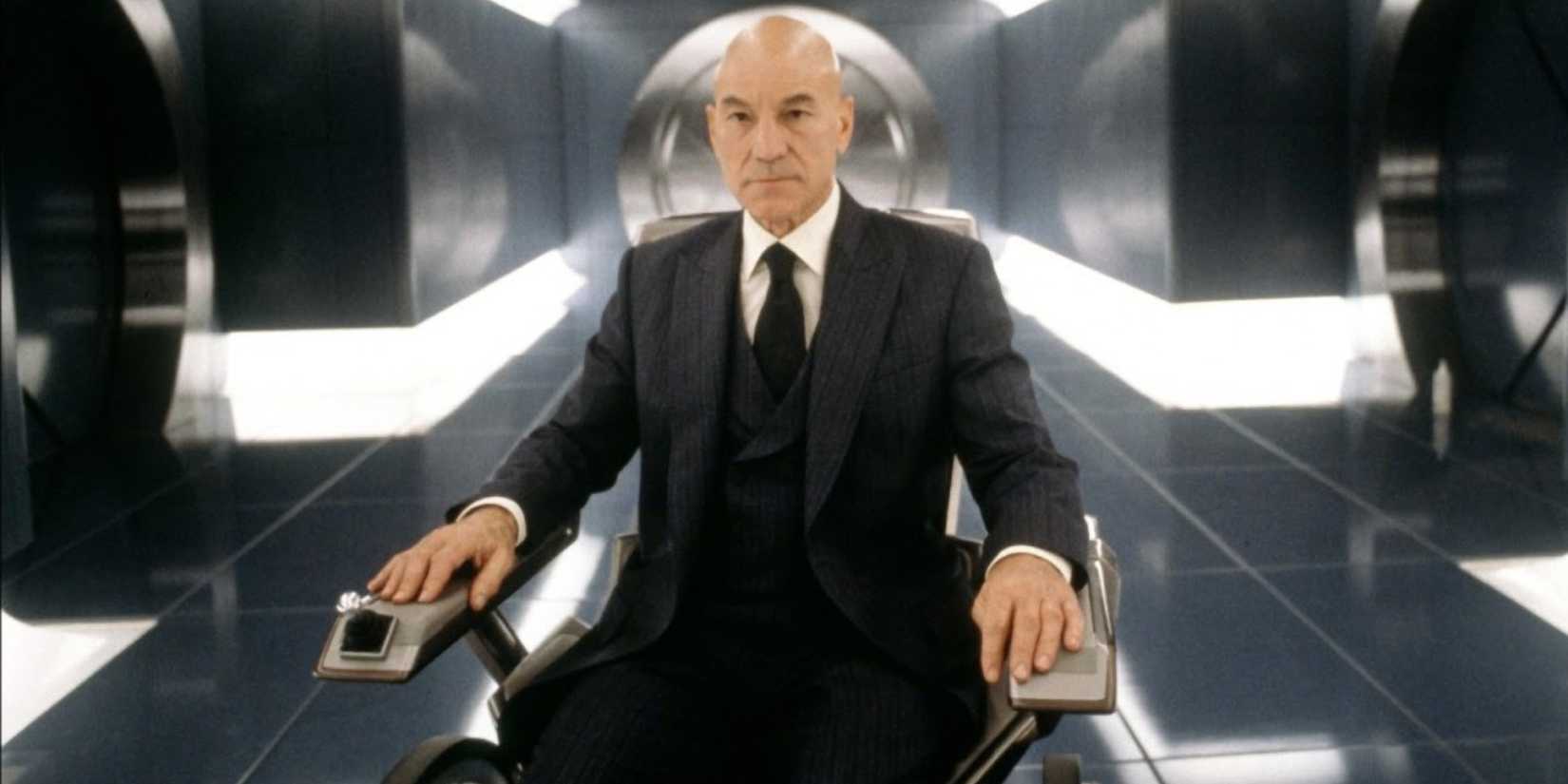 Charles Xavier in his wheelchair in X-Men