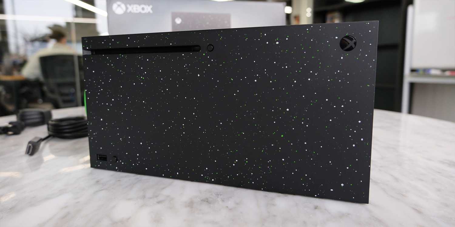 Galaxy Black Xbox Series X Midnight Release The Xbox One Box