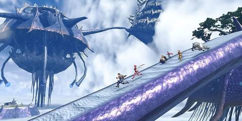 Characters running in Xenoblade Chronicles 2