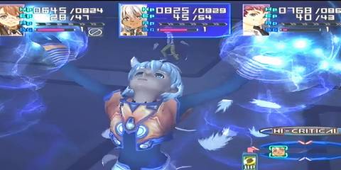 a battle scene from xenosaga episode i