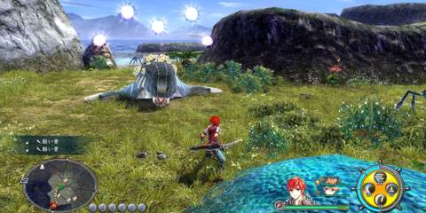 Adol battle beasts in Ys VIII Lacrimosa Of Dana 