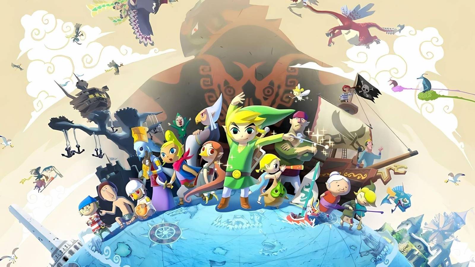 Official cover art for The Legend of Zelda: The Wind Waker HD remaster