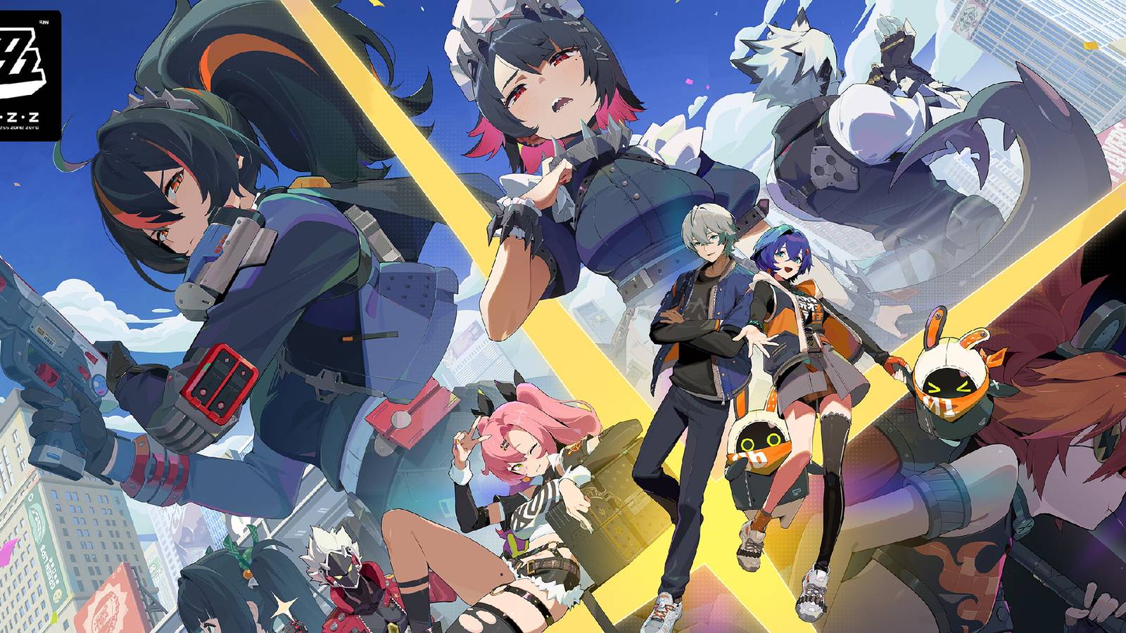 A key visual for Zenless Zone Zero's Version 1.0 update.