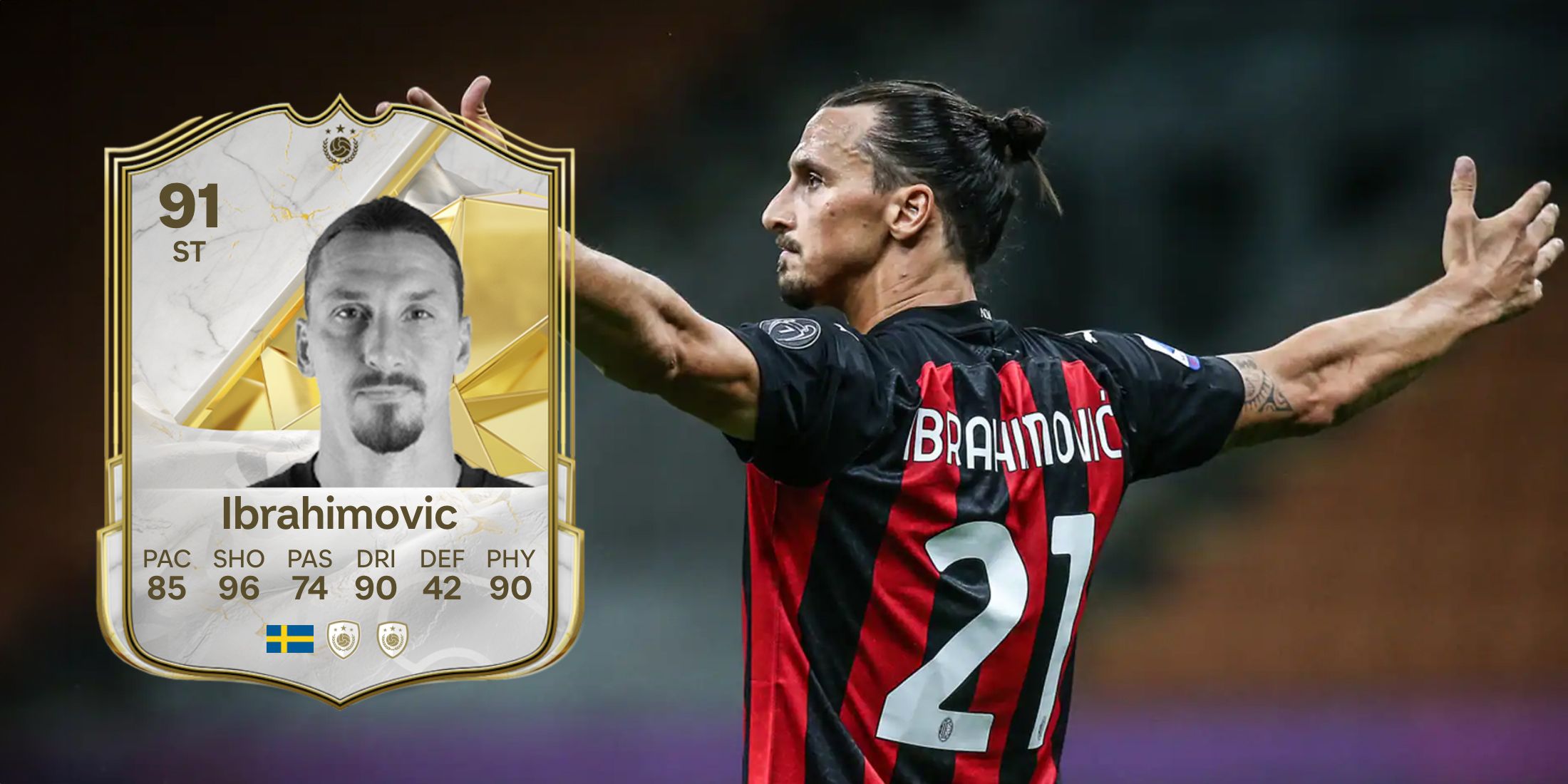 Zlatan Ibrahimovic EA Sports FC 25 Ultimate Team Card