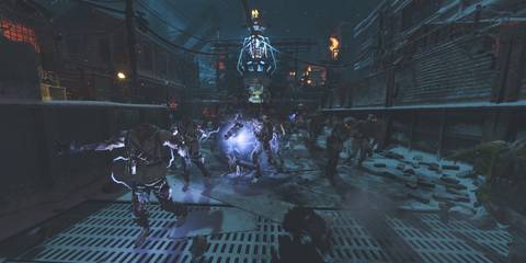 zombies dying from the wunderwaffe dg-2