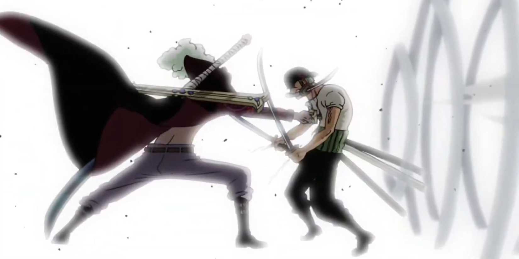 Zoro vs. Mihawk 4