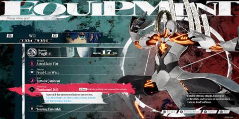 The Protagonist With The Phantasmal Doll Equipped