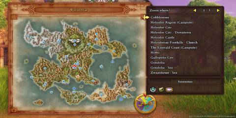 The Player Using Zoom To Fast Travel 