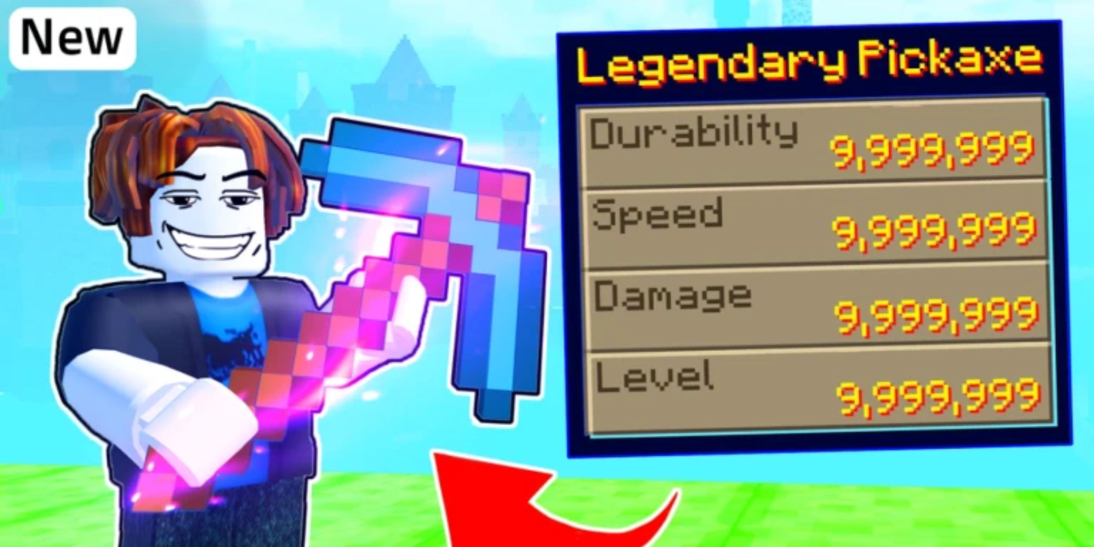 +1 Block character per click
