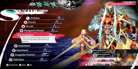 The Protagonist & Junah Using Royal Sword 