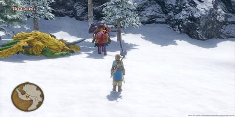 The Player Approaching A Headless Norseman