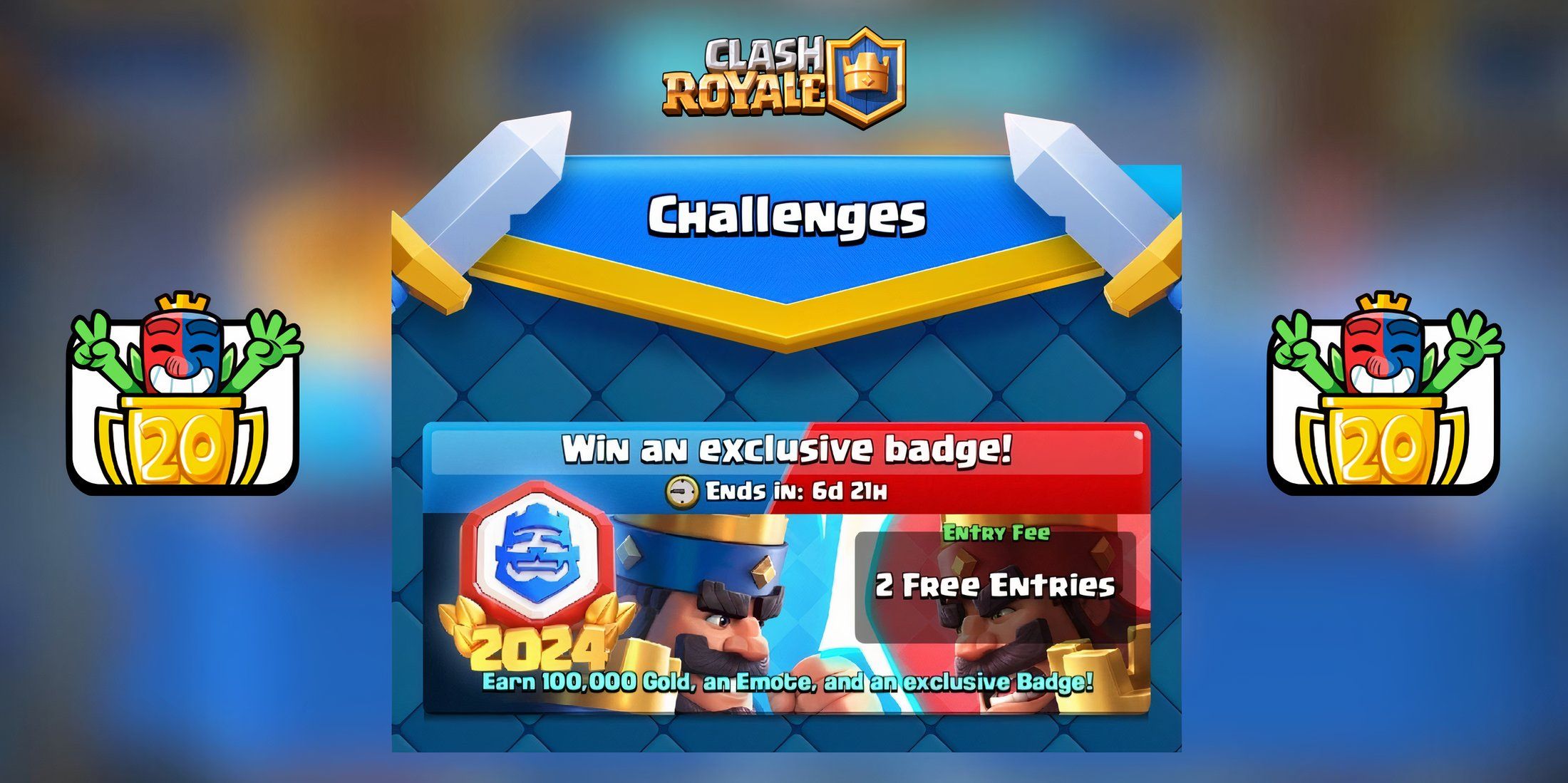 Clash Royale: награды и этапы испытаний за 20 побед