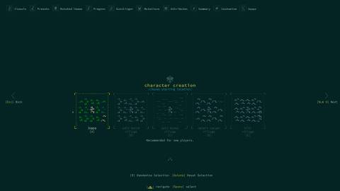 All starting areas in Caves of Qud