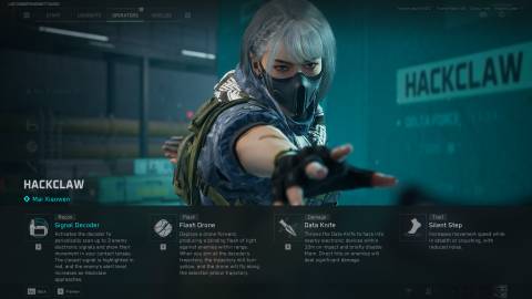 Hackclaw's kit in Delta Force