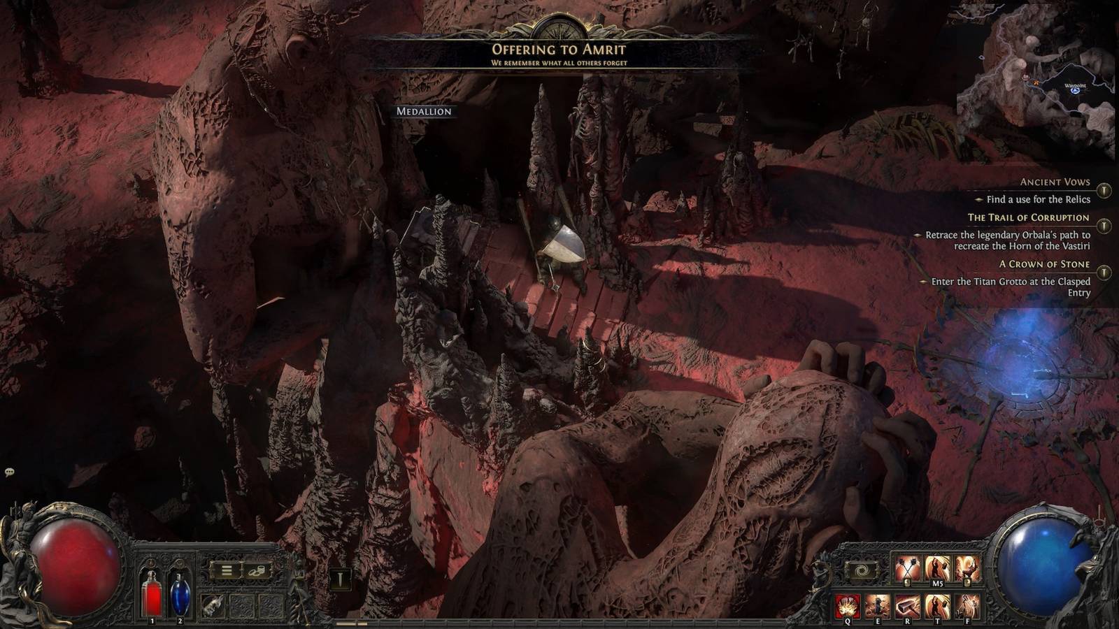 Statue for the Ancient Vow quest in POE 2