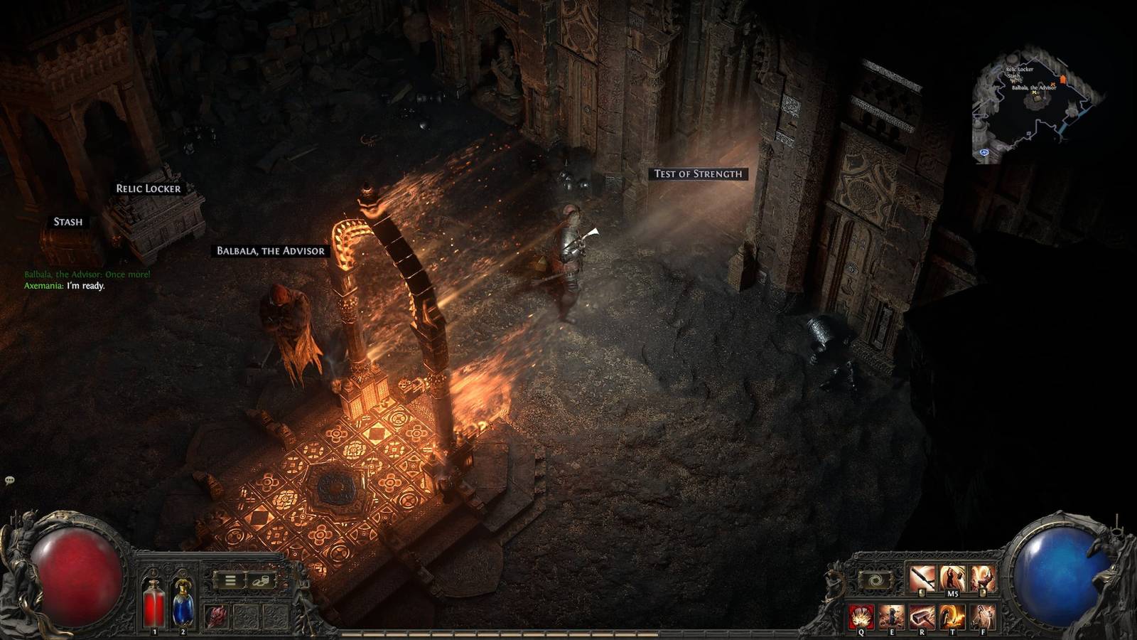 Entrance to the Trial of the Sekhemas in PoE 2
