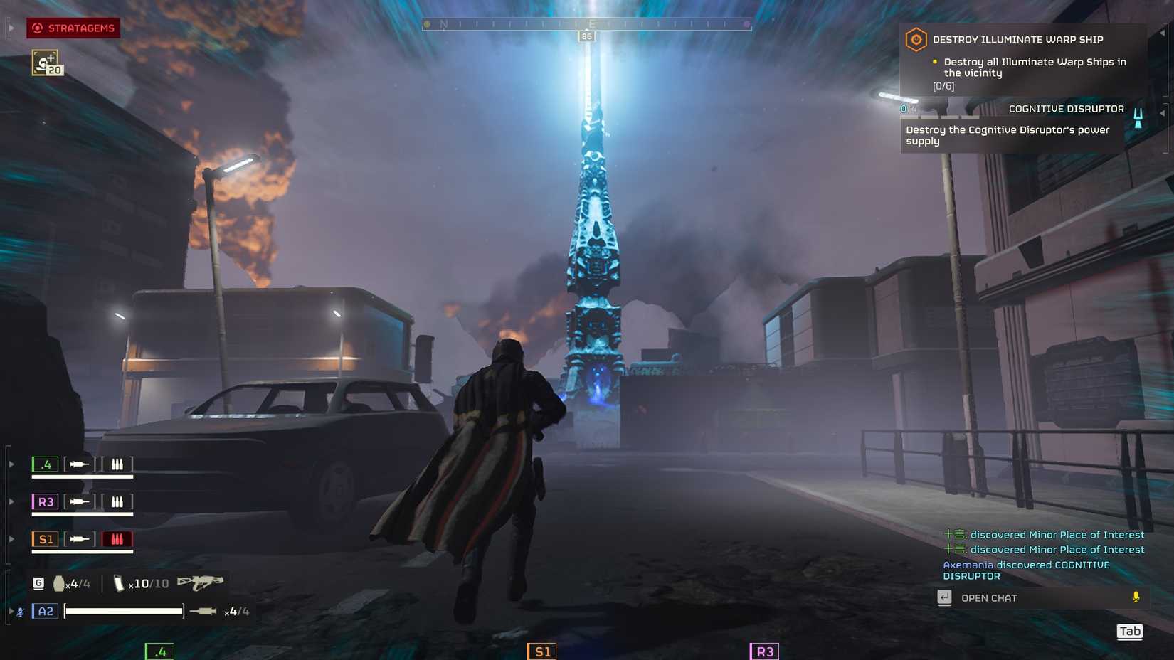 A Cognitive Disruptor in Helldivers 2