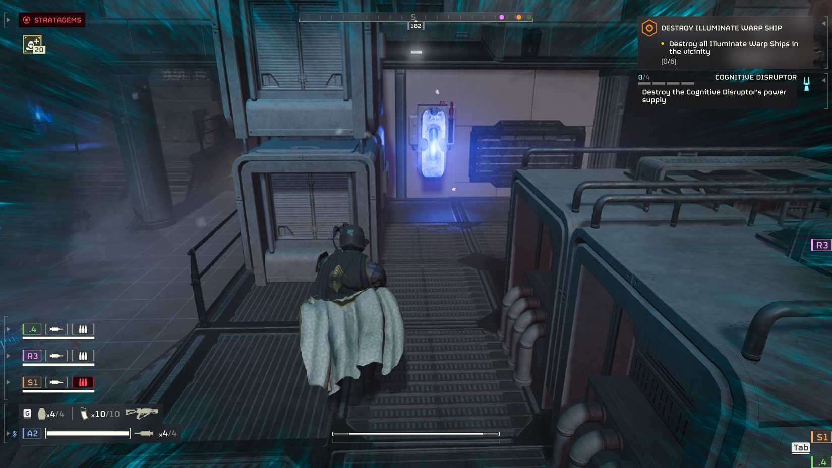 An Illuminate power source in Helldivers 2