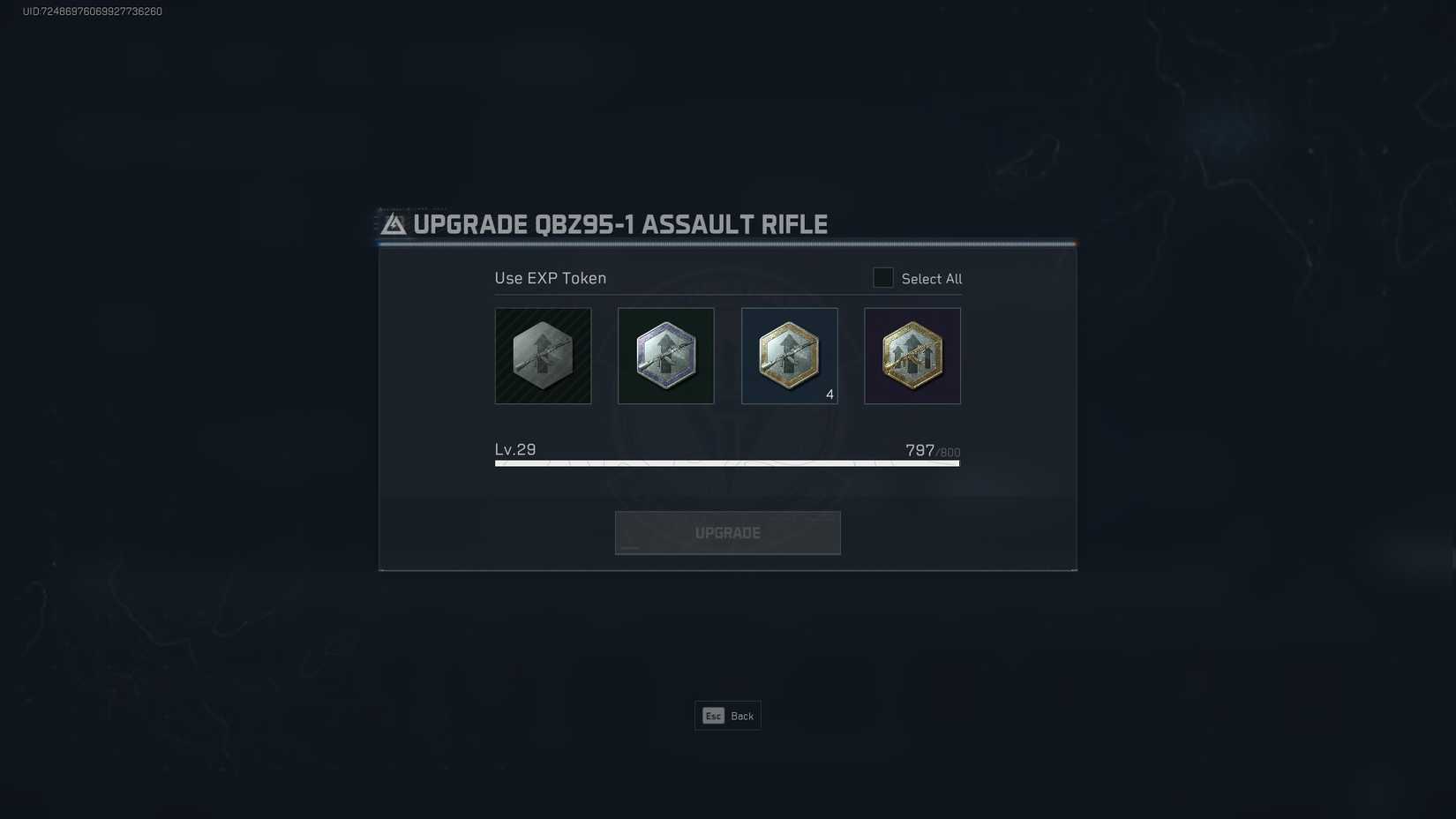 Using XP Tokens in Delta Force