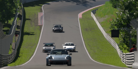 Front Facing Image of a Straight From The Nürburgring Nordschleife Race in Gran Turismo 7