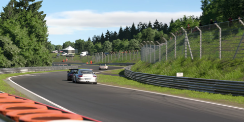 Wide Gameplay Image of the Nürburgring Nordschleife from Gran Turismo 7