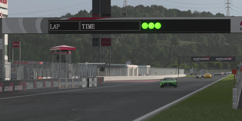 The Finish Line of the Fuji International Speedway from Gran Turismo 7