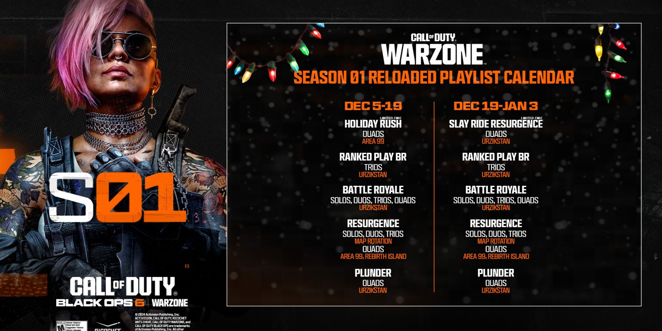 Call of Duty Reveals Season 1 Reloaded Update Patch Notes for Black Ops 6 and Warzone