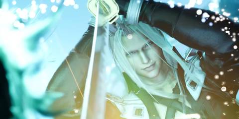 Final Fantasy 7 Rebirth Sephiroth Descends Sword In Hand