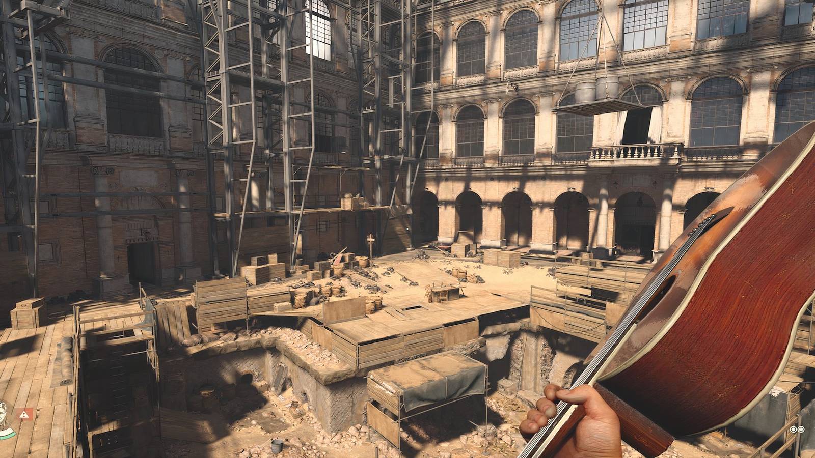 Indiana Jones and the Great Circle - Holding a Guitar