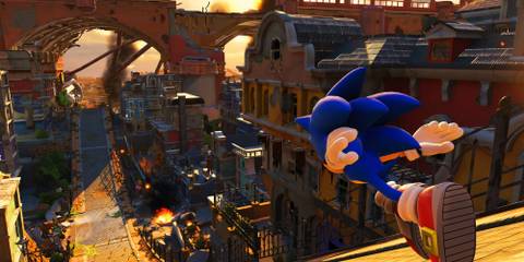 A 3D level in Sonic Forces