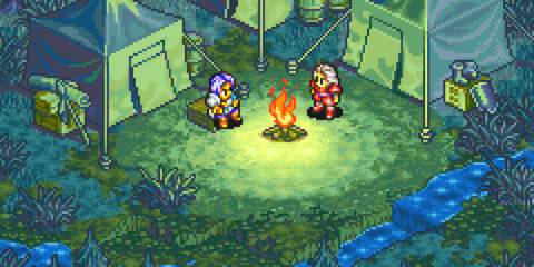 A cutscene featuring characters in Tactics Ogre The Knight of Lodis